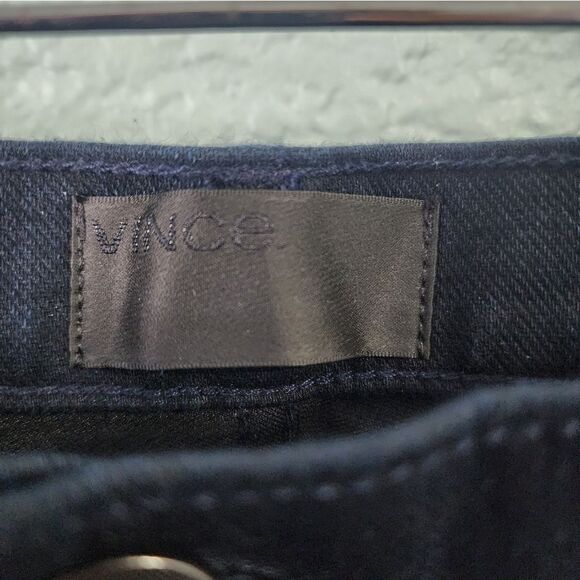 Vince black high rise jogger hem jeans - Picture 6 of 16